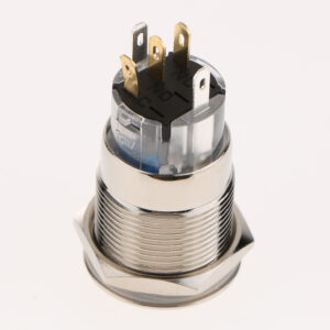 SKAIFALL® On/Off Push Button Switch 19Mm Reset Switch Momentary Cap Round Green