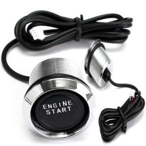SKAIFALL® 12V Blue Led Keyless Engine Start Push Button Switch Ignition Starter Kits