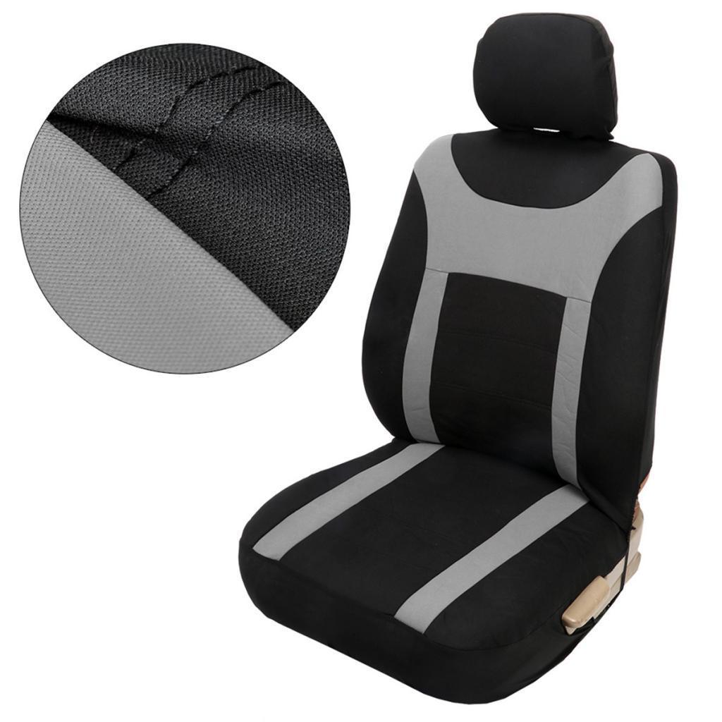 SKAIFALL® 9Pcs Universal Car Seat Covers Breathable Cushion Full Set Front & Rear - Image 2