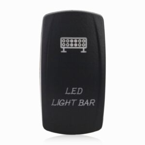 SKAIFALL® 12V/24V Car Boat Marine Rv Light Bar Rocker Toggle Switch On/Off Green Led