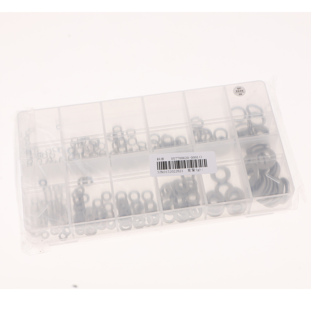 SKAIFALL® 350Pcs M3-M10 Stainless Steel Flat & Spring Lock Washers Assortment Set - Image 2