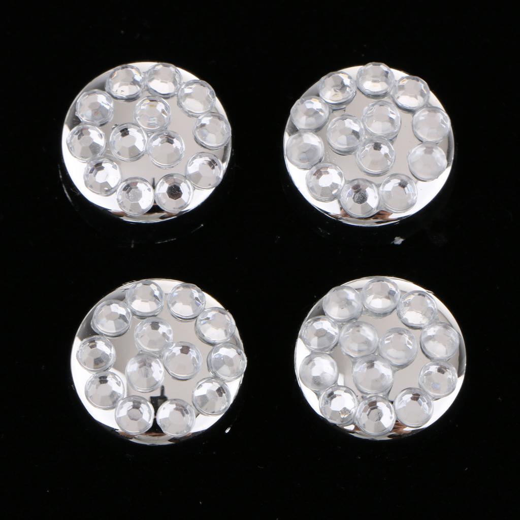 SKAIFALL® Steel License Plate Frame Screws Fasteners + Chrome Screw Caps Set Silver - Image 4