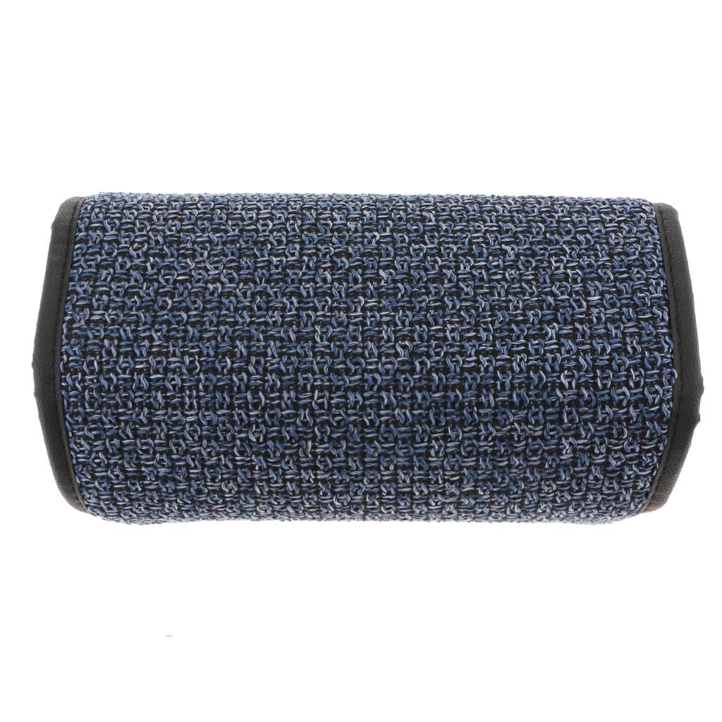 SKAIFALL® 1 Set Front Seat Flax Fabrics Covers Protective Cushion Four Seasons Blue - Image 2