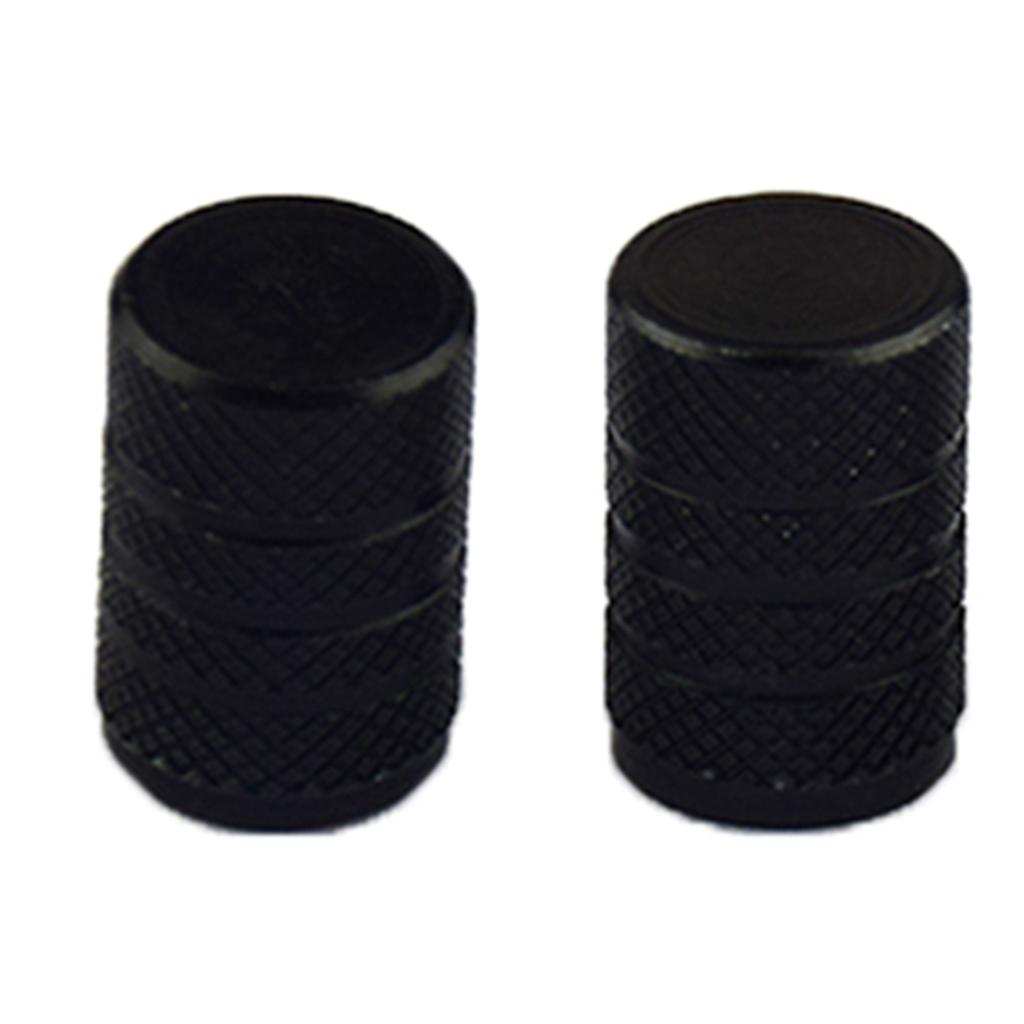 SKAIFALL® 4 Pack Car Bicycle Aluminum Wheel Tire Stem Valve Caps Dust Cover Black - Image 3