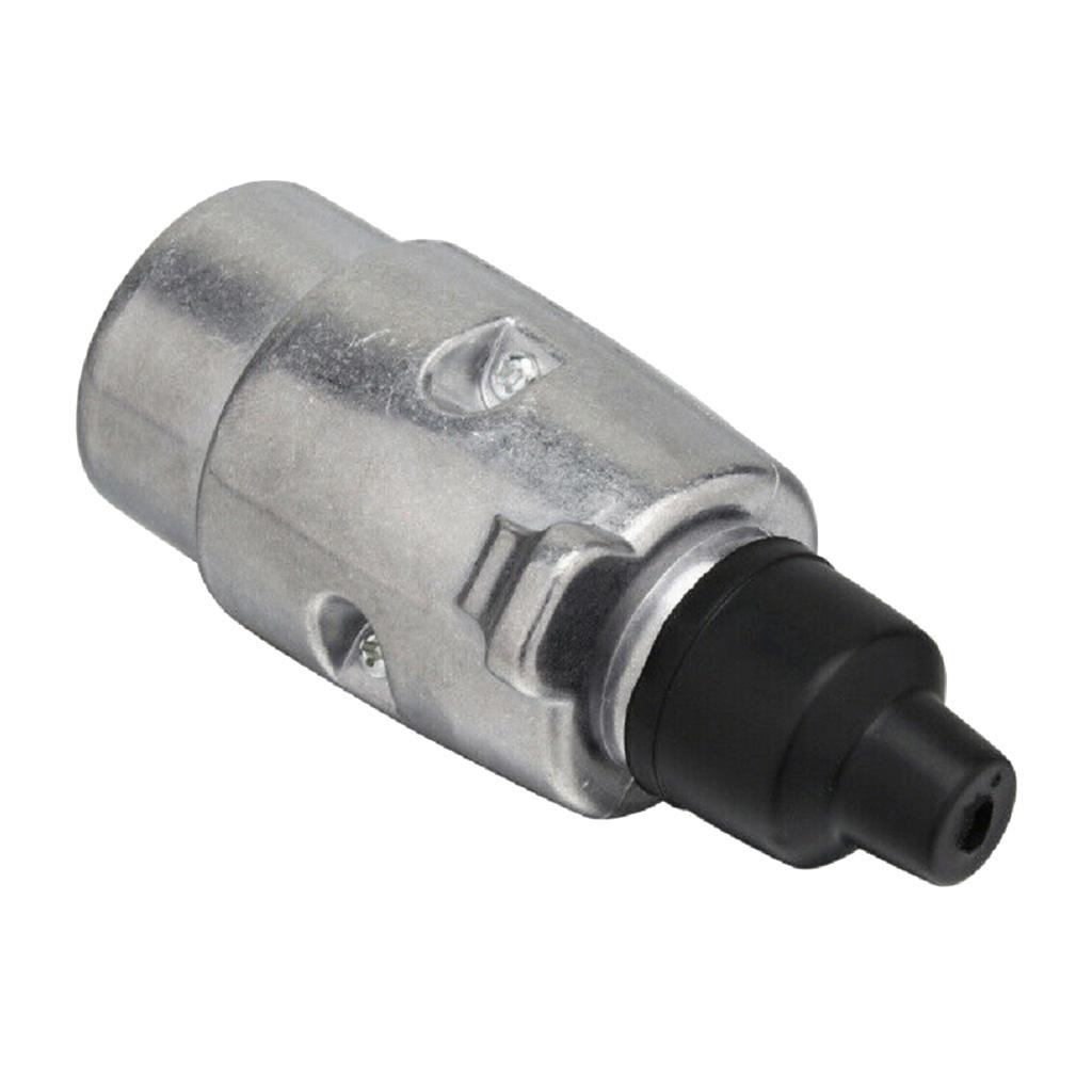 SKAIFALL® Trailer 7-Pin Plug Round Wiring Lights Tow Caravan Truck Boat 12V - Image 4