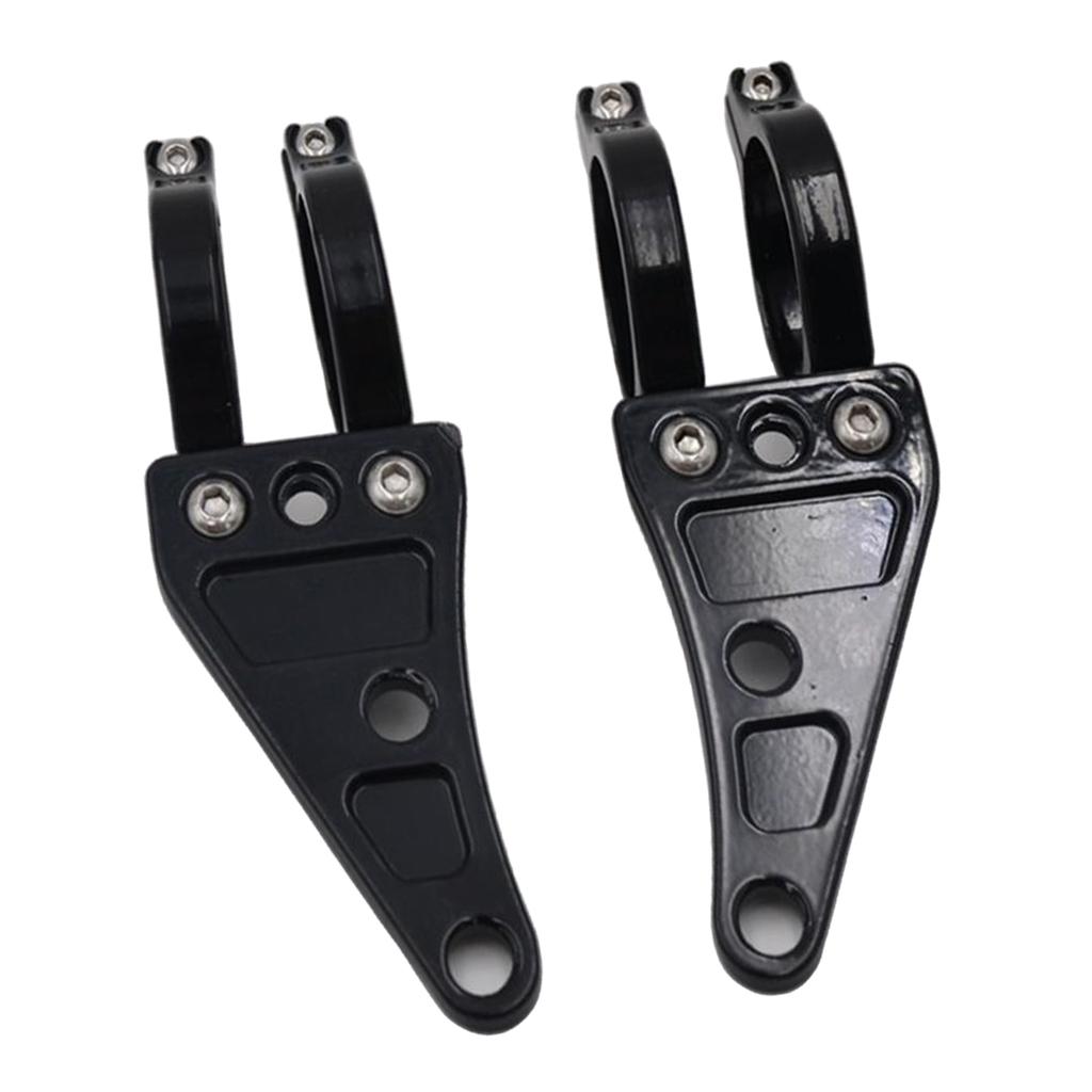 SKAIFALL® Black Headlight Bracket Clamps For Cruisers Motorcycle 41Mm Fork Tube - Image 5