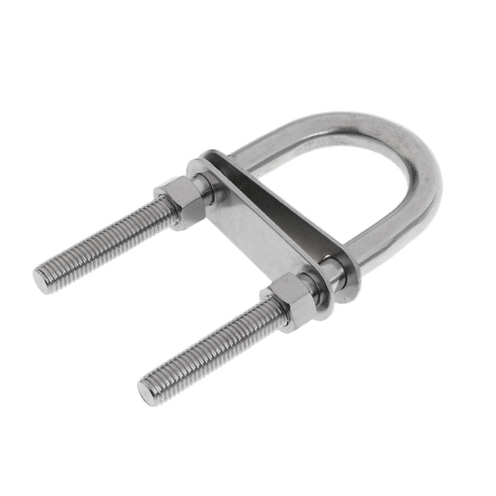 SKAIFALL® Bow/Stern Eye U-Bolt 304 Stainless Steel Boat/Marine Rigging M8X120 - Image 2