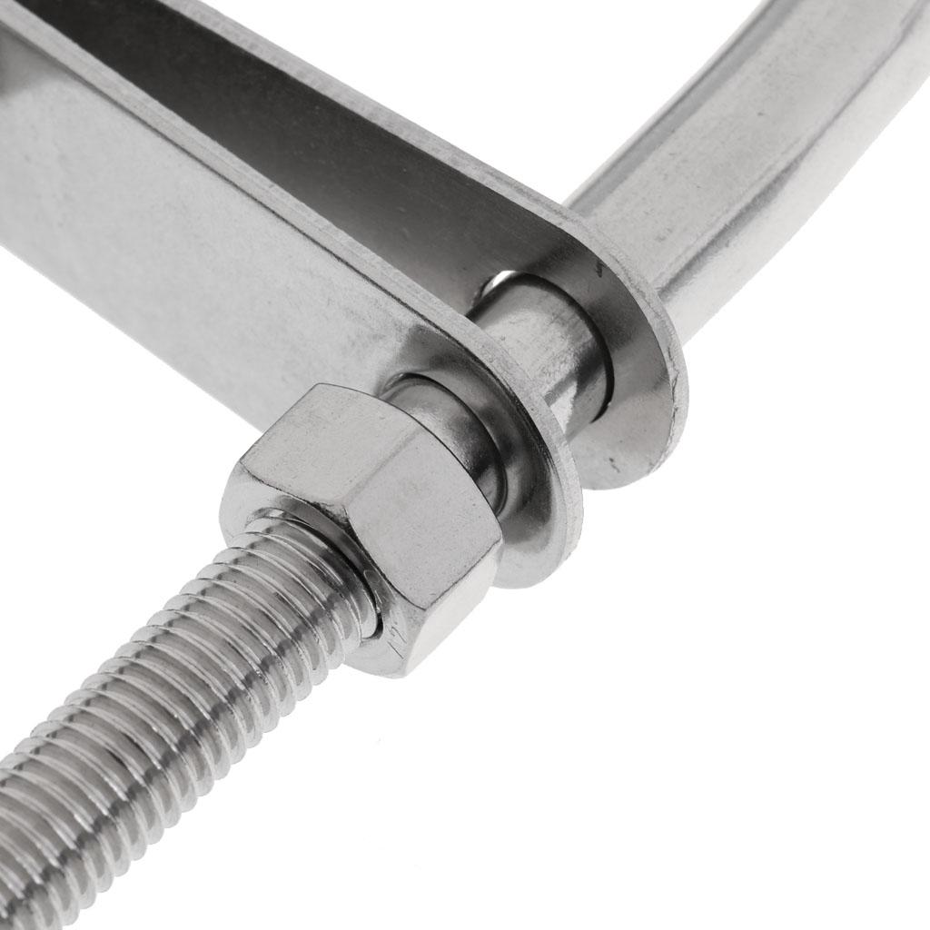 SKAIFALL® Bow/Stern Eye U-Bolt 304 Stainless Steel Boat/Marine Rigging M8X120 - Image 4