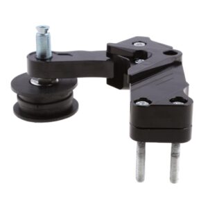 SKAIFALL® Universal Aluminum Chain Roller Tensioner Adjuster For Motorcycle Black