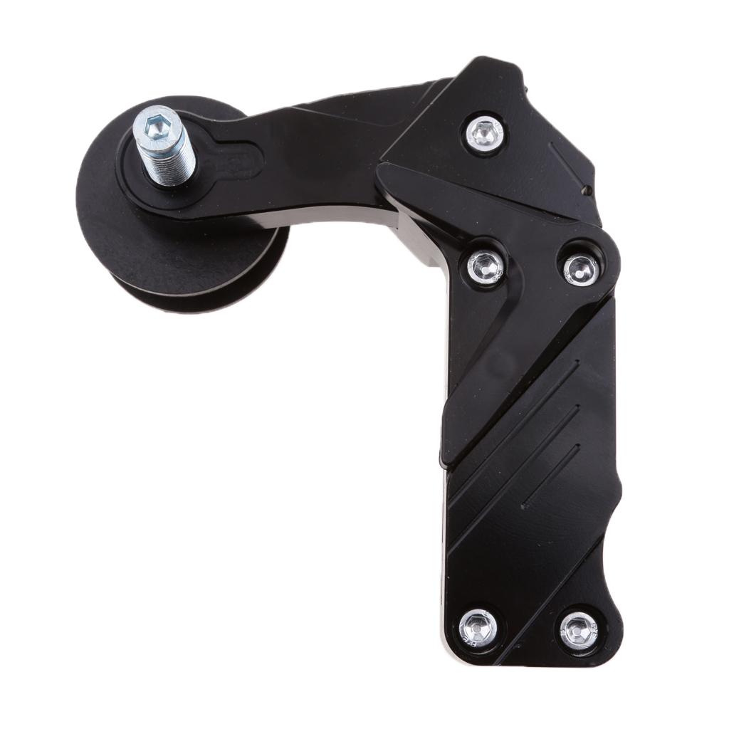 SKAIFALL® Universal Aluminum Chain Roller Tensioner Adjuster For Motorcycle Black - Image 2