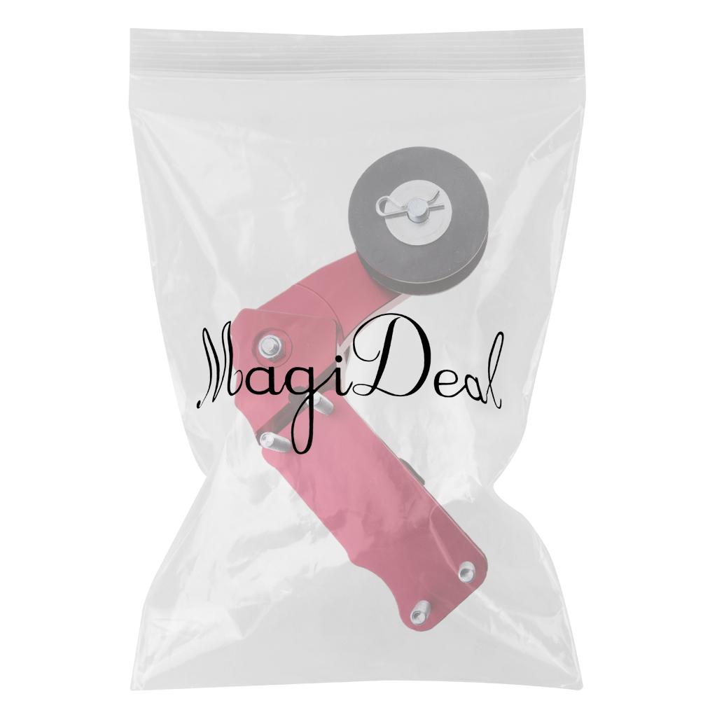 SKAIFALL® Universal Aluminum Chain Roller Tensioner Adjuster For Motorcycle Red - Image 4