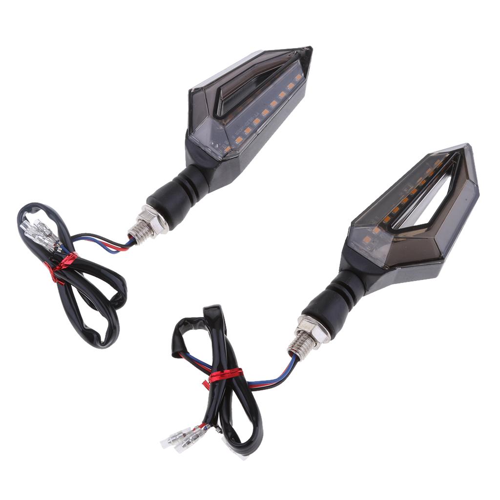 SKAIFALL® 1 Pair Motorcycle Motorbike Led Turn Signal Indicator Light Type 4 - Image 4