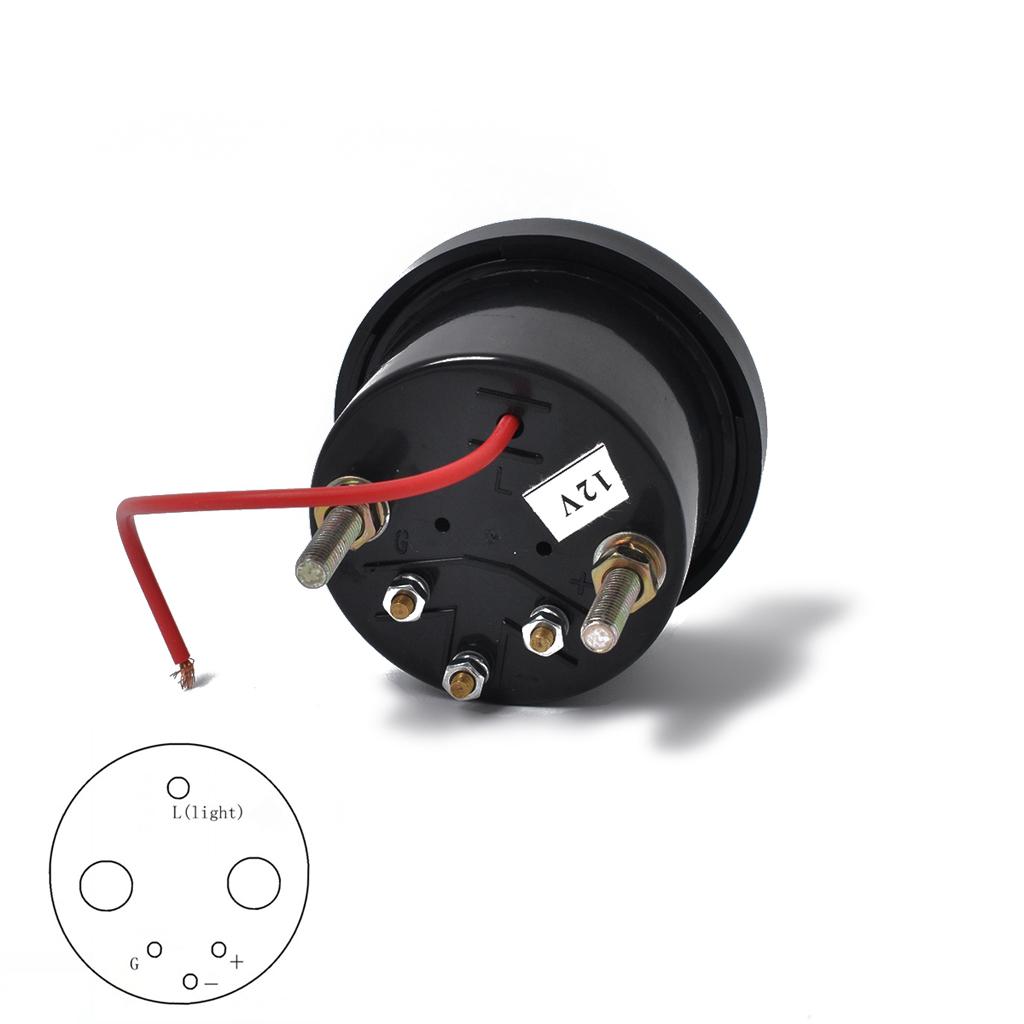 SKAIFALL® 52Mm 2 Fuel Level Gauge Meter E-1/2-F & 350Mm Sensor For Boat Marine" - Image 5