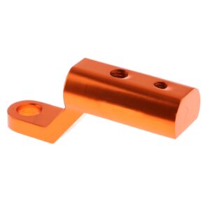 SKAIFALL® Motowolf Motorcycle Rearview Mirror Expander Bracket Adapter Holder Mount Orange