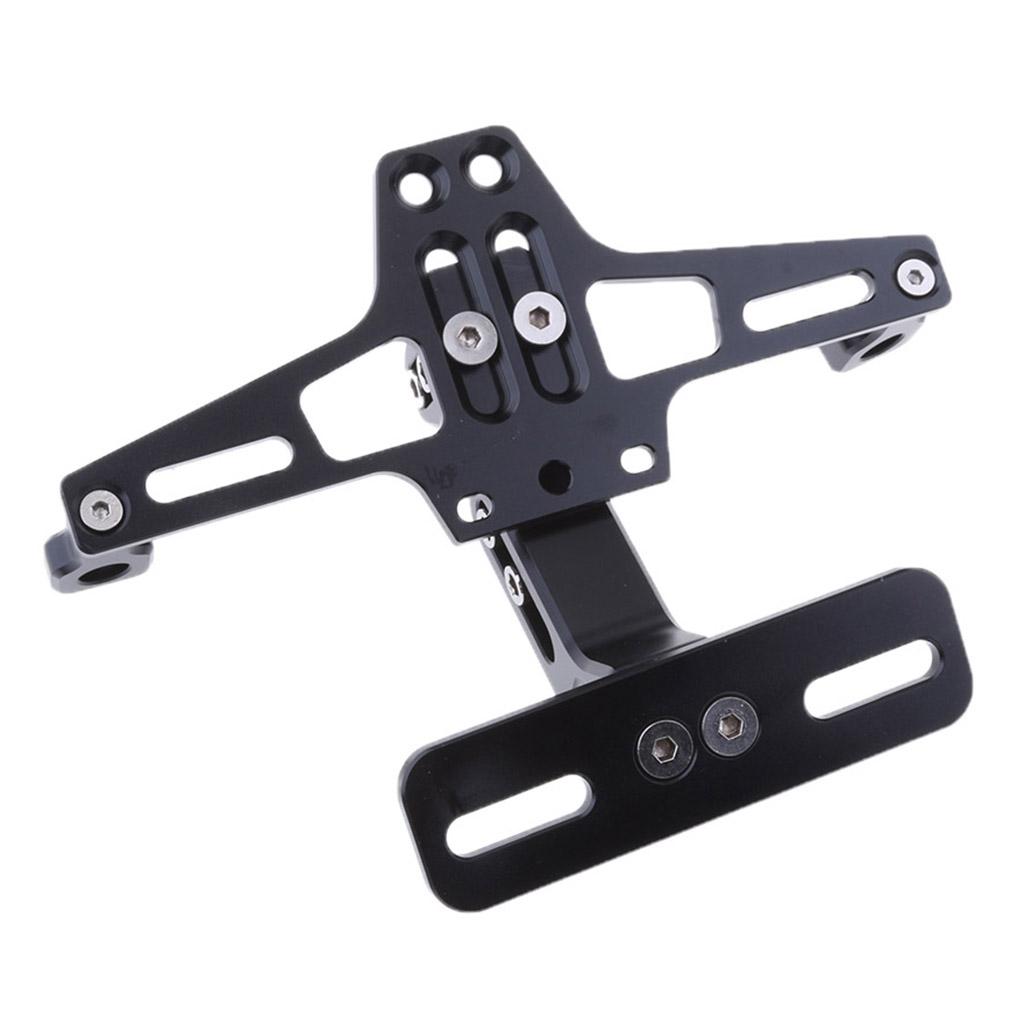 SKAIFALL® Cnc Adjustable License Plate Bracket Fender Eliminator Universal Black - Image 5