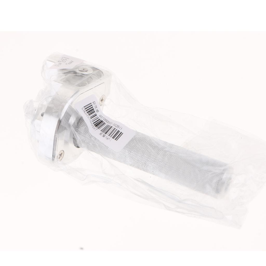 SKAIFALL® Motorcycle 7/8'' 22Mm Handbar Quick Twist Throttle Housing Grip Silver