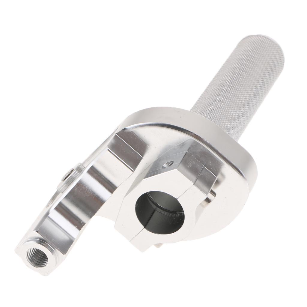 SKAIFALL® Motorcycle 7/8'' 22Mm Handbar Quick Twist Throttle Housing Grip Silver - Image 2