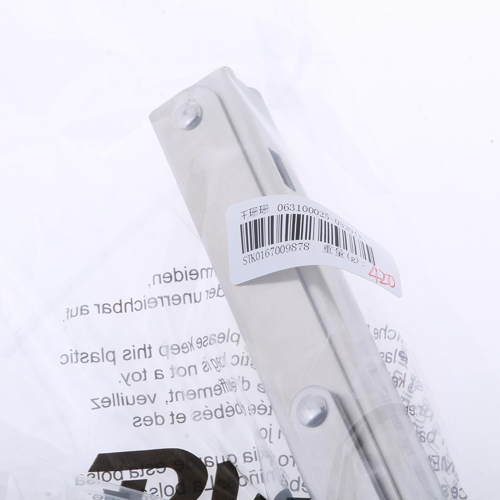 SKAIFALL® Lightweight 304 Stainless Steel Folding Boat Bench Shelf Table Bracket 12In