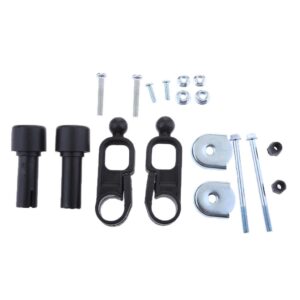 SKAIFALL® Universal 7/8 22Mm Motorcycle Handlebar Hand Brush Guards Handguards Black"