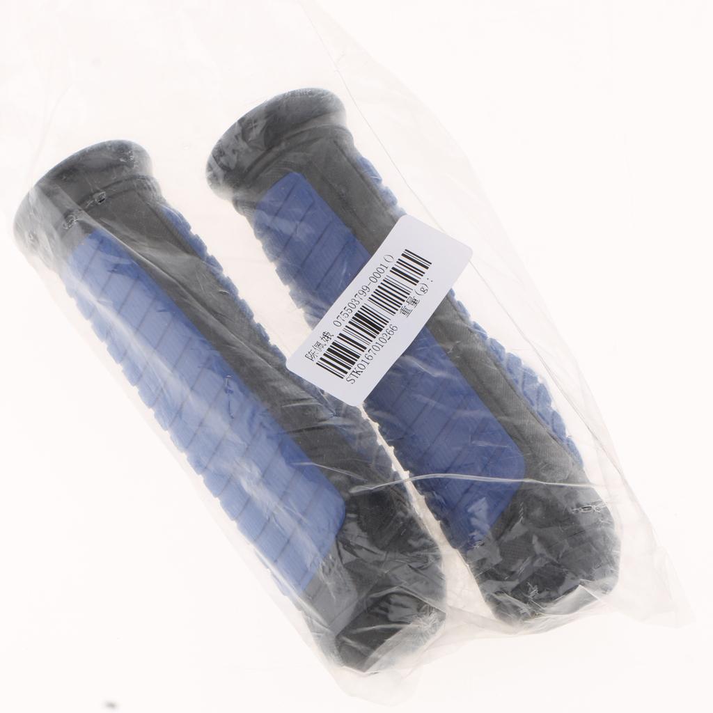 SKAIFALL® 7/8'' 22Mm Universal Motorcycle Handlebar Nonslip Hand Grips Blue - Image 2