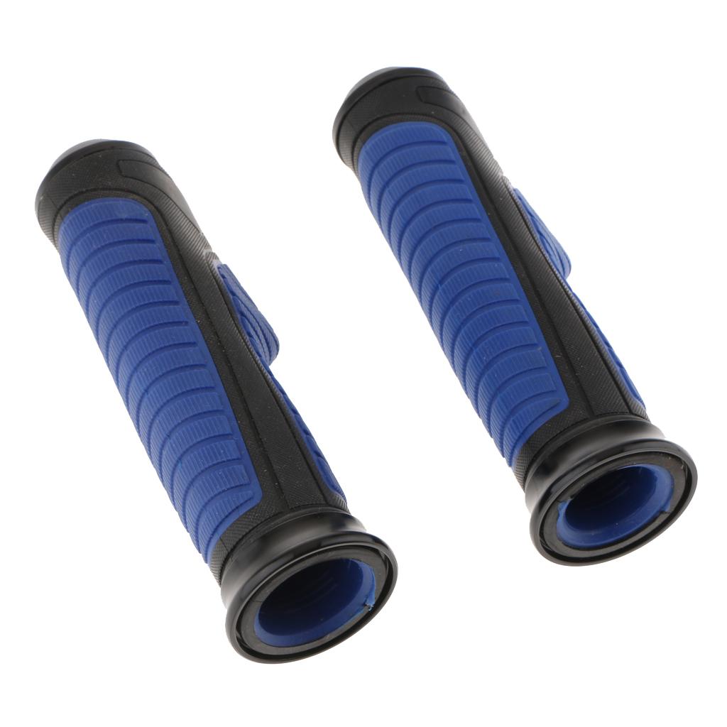 SKAIFALL® 7/8'' 22Mm Universal Motorcycle Handlebar Nonslip Hand Grips Blue - Image 3