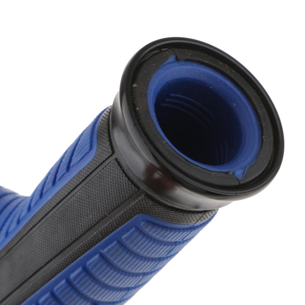 SKAIFALL® 7/8'' 22Mm Universal Motorcycle Handlebar Nonslip Hand Grips Blue - Image 4