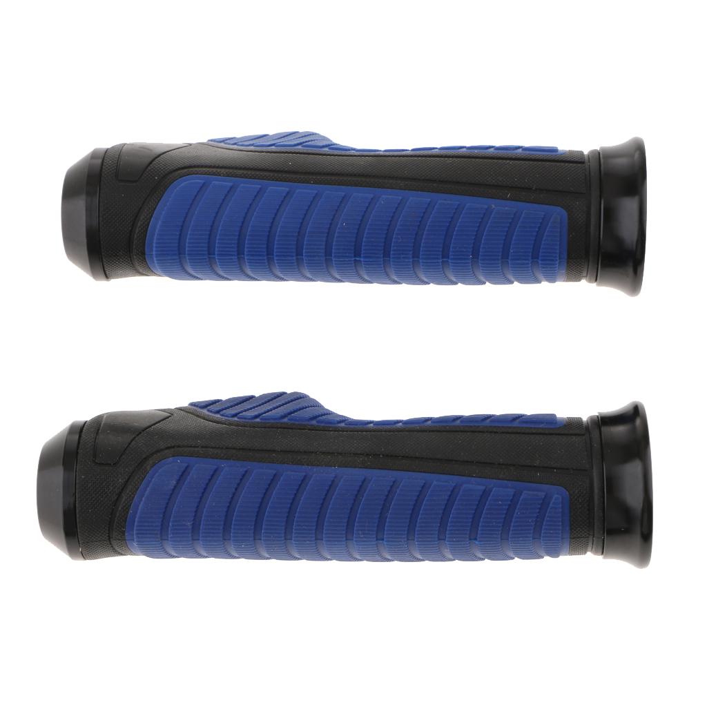 SKAIFALL® 7/8'' 22Mm Universal Motorcycle Handlebar Nonslip Hand Grips Blue - Image 5