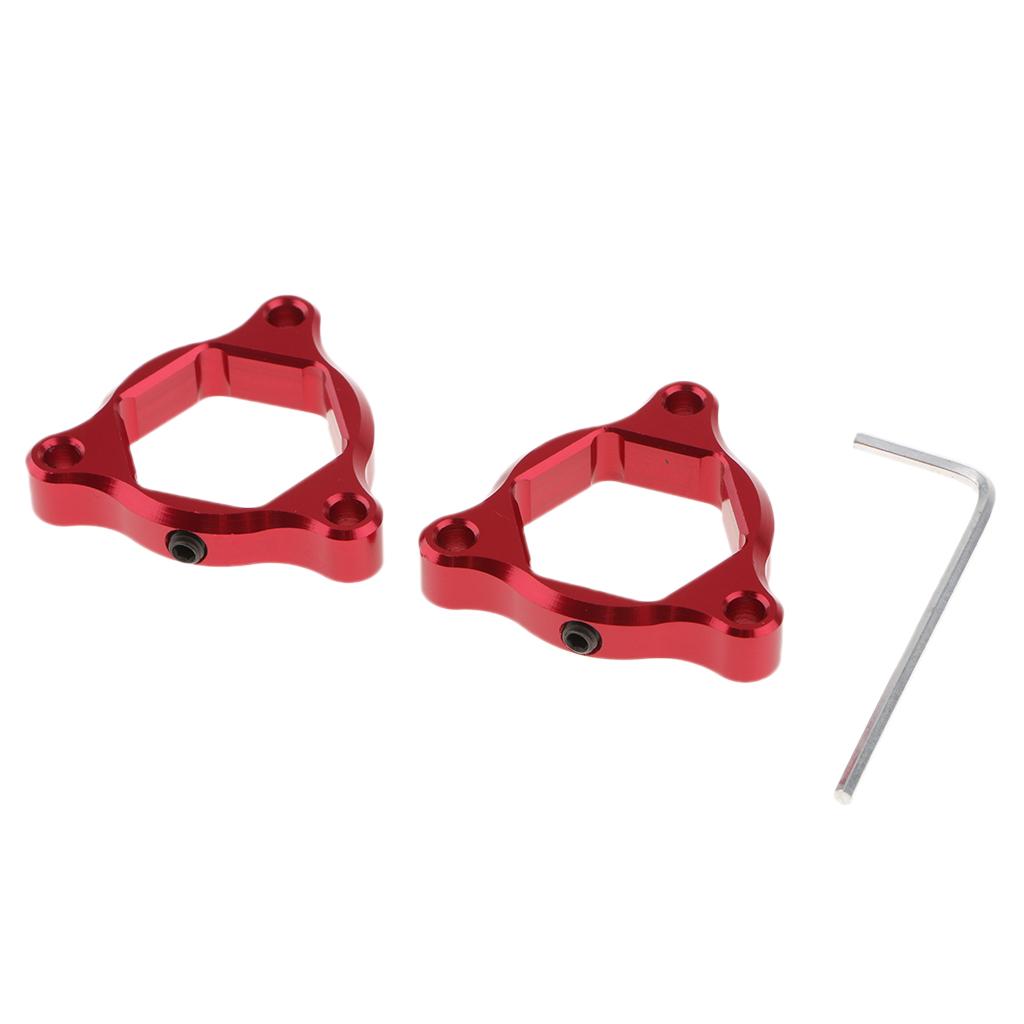 SKAIFALL® Cnc Aluminum Motorcycle Front Suspension Fork Preload Adjusters 22Mm Red - Image 2