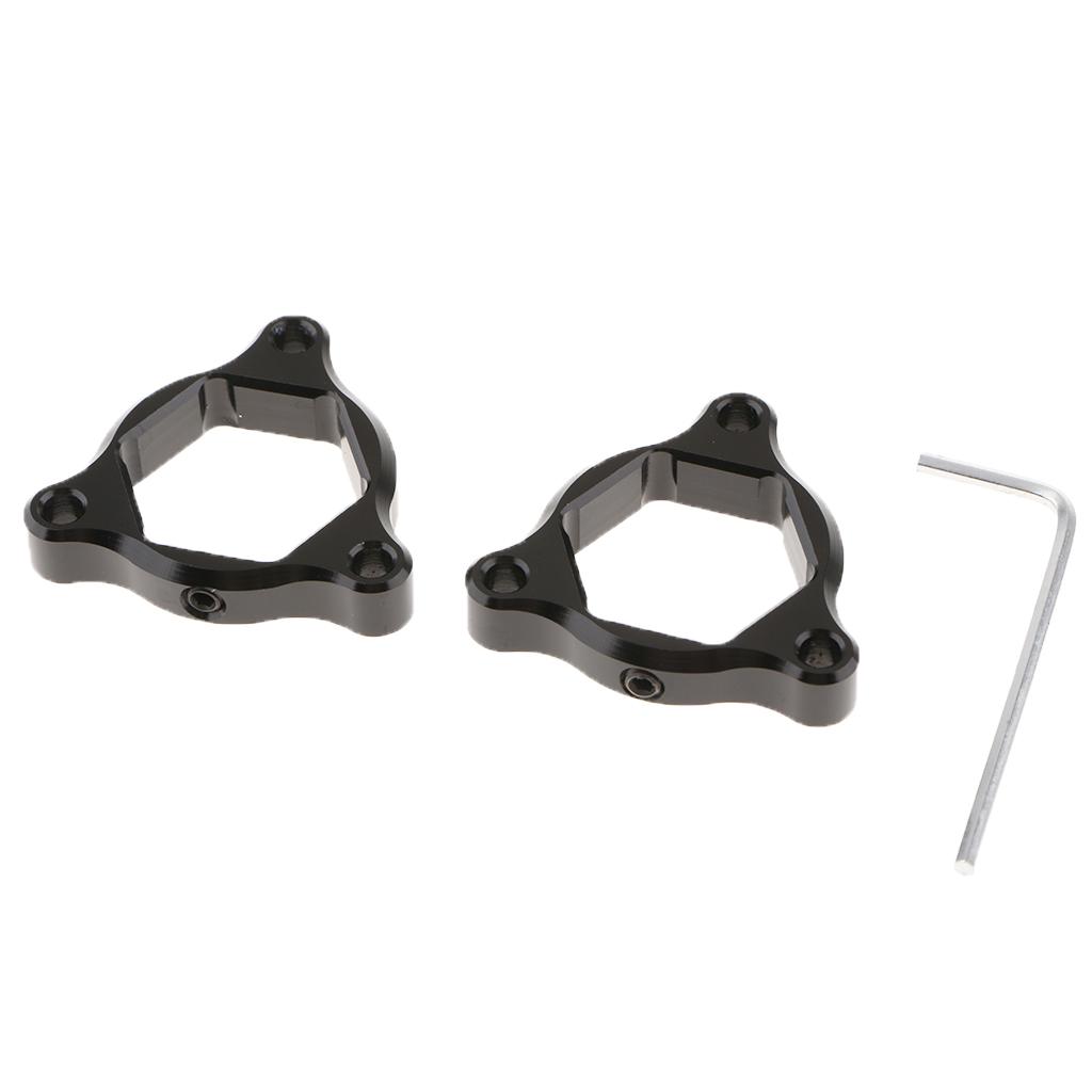 SKAIFALL® Cnc Aluminum Motorcycle Front Suspension Fork Preload Adjusters 22Mm Black - Image 2