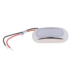 SKAIFALL® 3 Led Oblong Courtesy Light Surface Mount Boat Yacht Stair Deck Garden Blue"