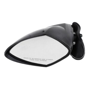 SKAIFALL® Black Left Side Safe Rearview Mirror For Motorcycle Motorboat Motor Yachts