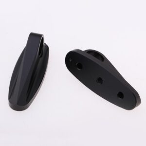 SKAIFALL® Universal Motorcycle Rearview Mirror Mount Extender Bracket Adapter Black