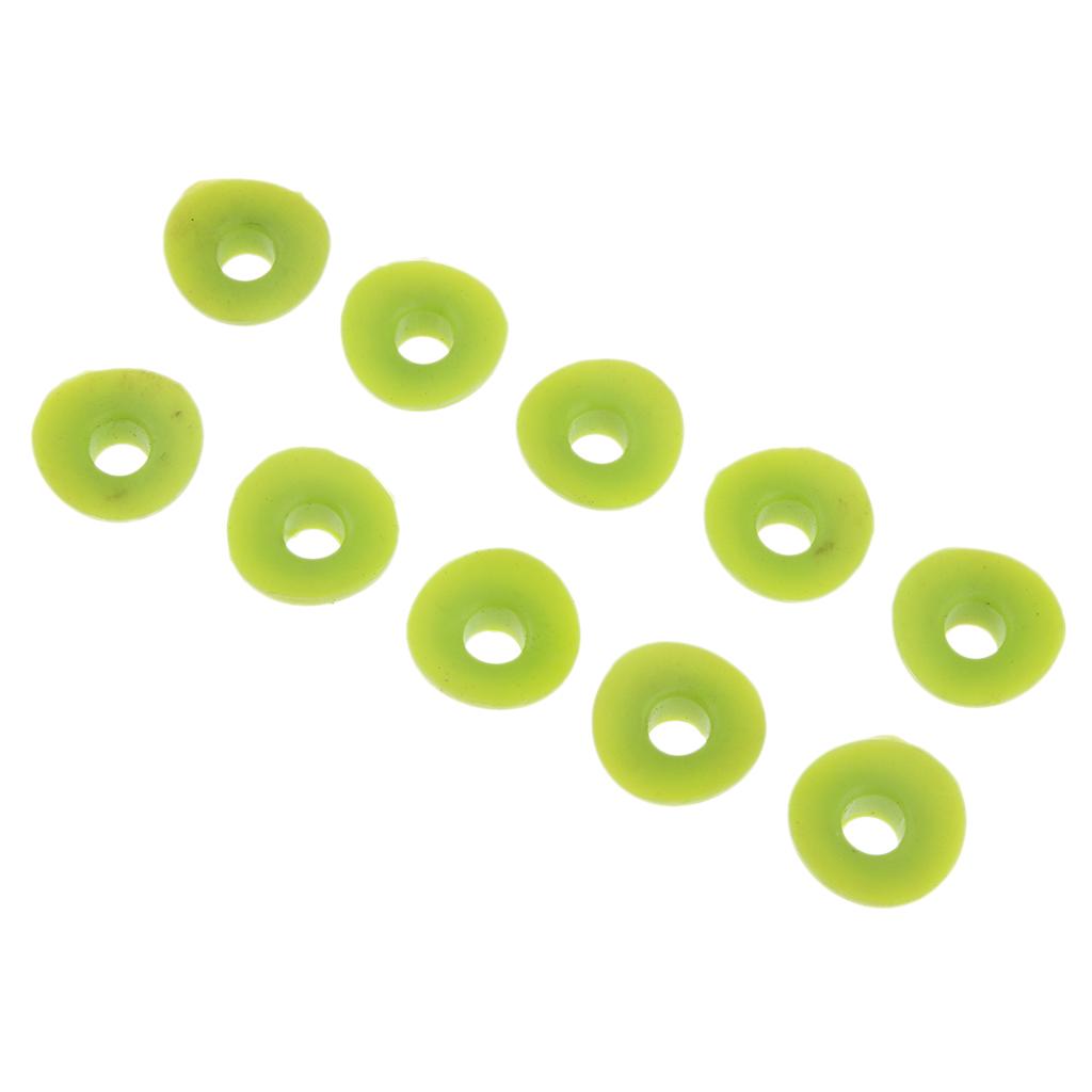 SKAIFALL® 10Pcs Air Valve Stem Mud Guard Silicone Rubber Cap Universal Green - Image 4