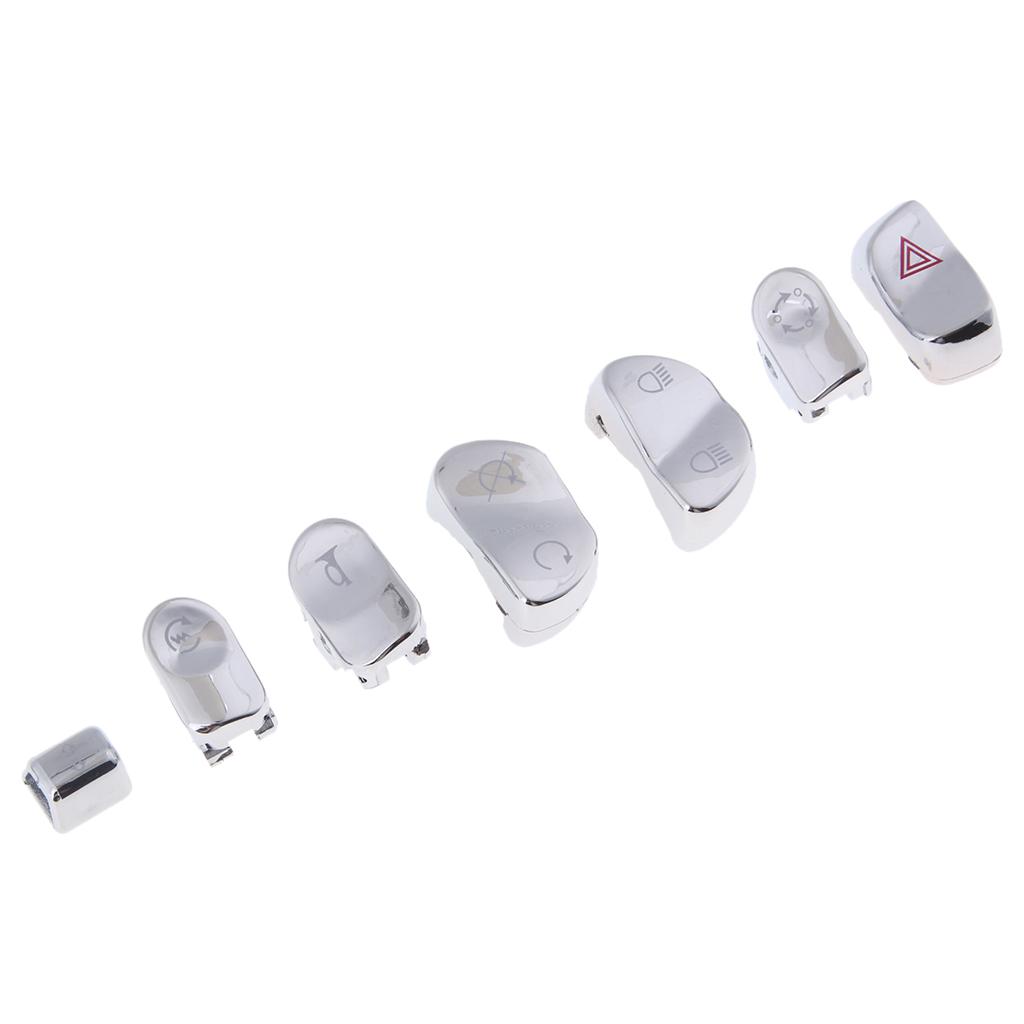 SKAIFALL® 7Pcs Hand Controls Switch Cover Button Covers Caps For Victory Chrome - Image 4