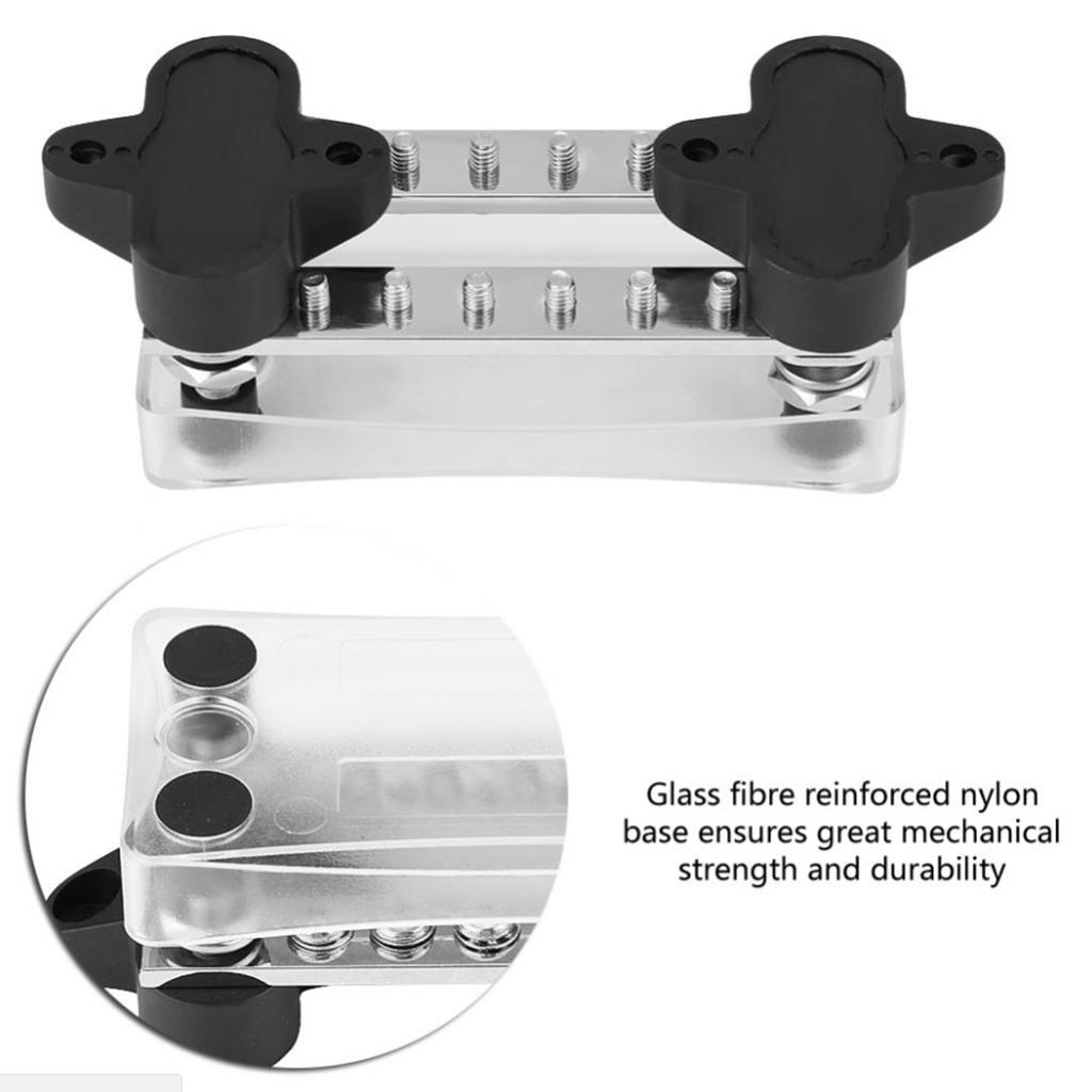 SKAIFALL® Dual 6 Way Bus Bar 48V Electrical Terminal Junction Box Distribution Block - Image 4