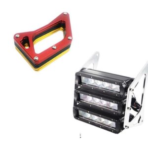 SKAIFALL® Motorcycle Three-Tier Led Modified Headlights Fairing For Msx125 Gold