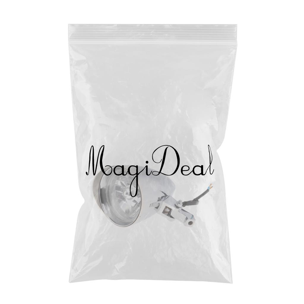 SKAIFALL® 4 1/2 Motorcycle Chrome Visor Headlight Lamp For Bobber Chopper Custom"