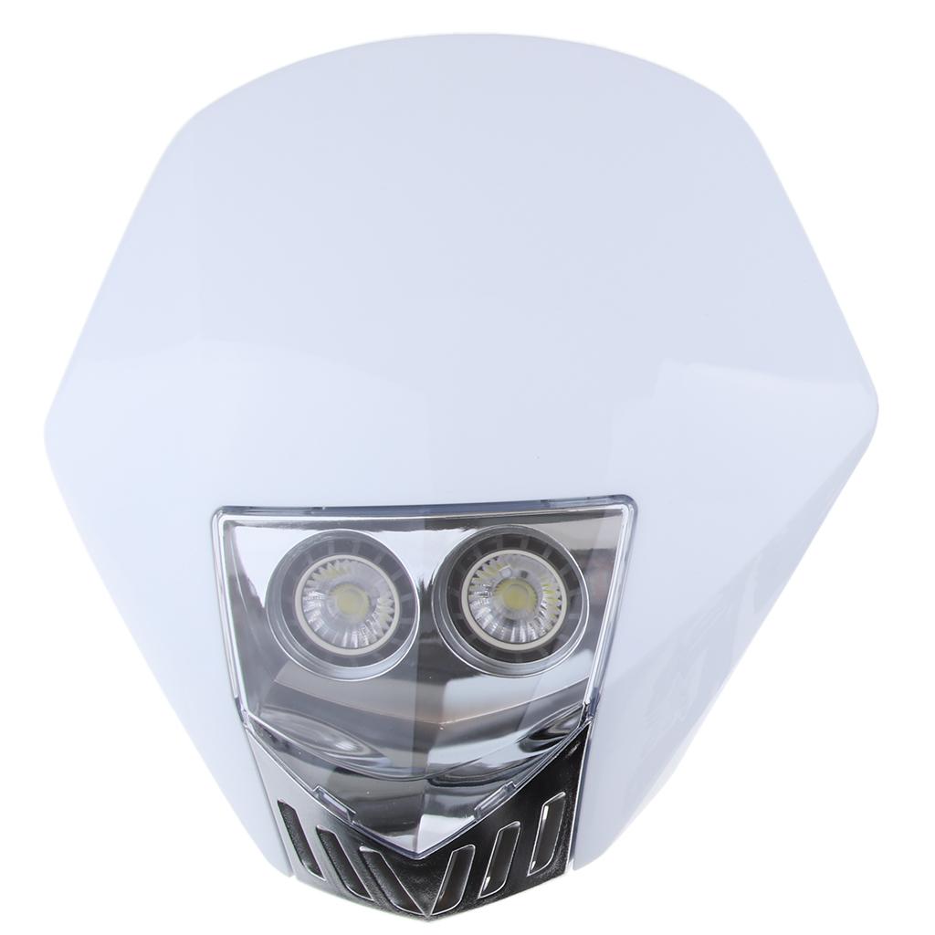 SKAIFALL® Universal Motorcycle Led Headlight Assembly For Enduro Dirt Bike White - Image 2