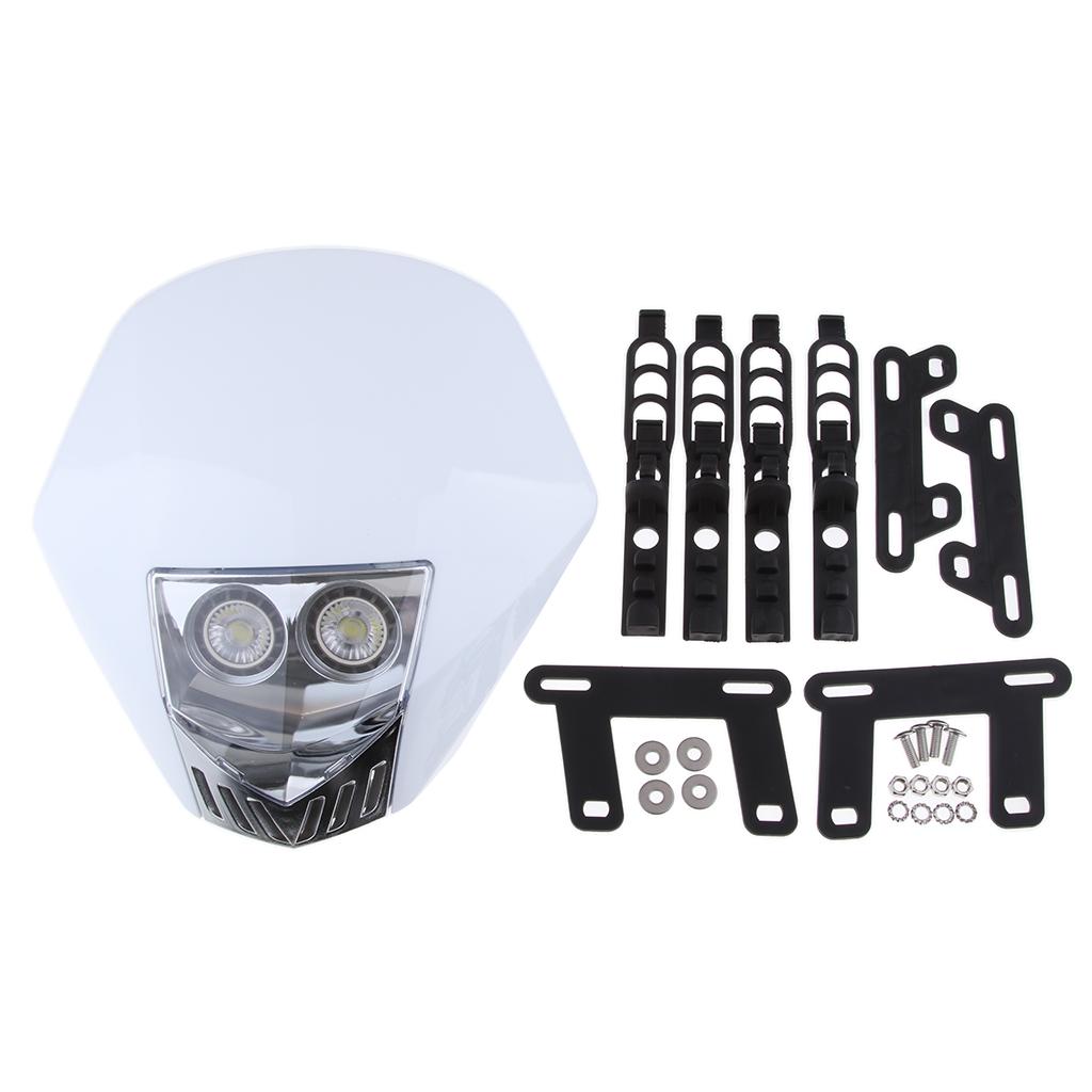 SKAIFALL® Universal Motorcycle Led Headlight Assembly For Enduro Dirt Bike White - Image 4