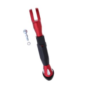 SKAIFALL® Cnc Alloy Adjustable Sidestand Kickstand Foot Side Stand Motorcycle Red