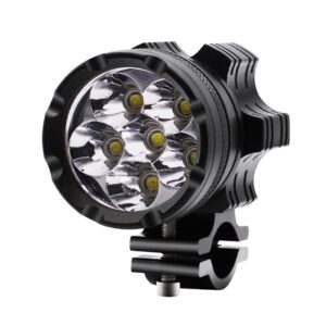 SKAIFALL® Motorcycle 6X 5W Led Headlight Continuous Front Head Lamp With Switch
