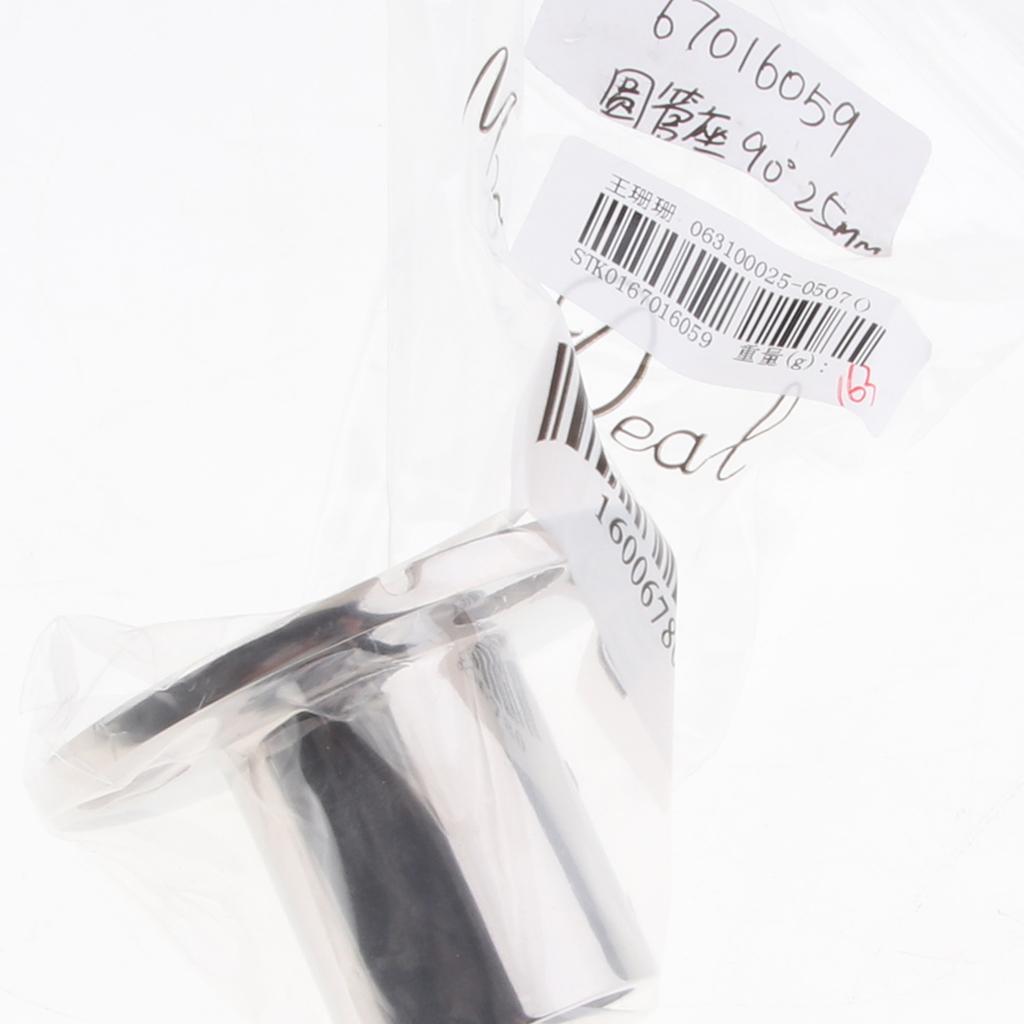 SKAIFALL® Boat Rail/Stanchion Base For Tube 90 Degree 316 Stainless Steel 25Mm