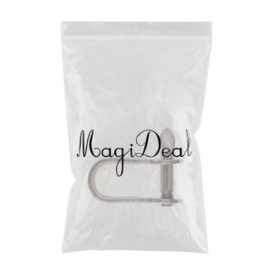 SKAIFALL® 304 Stainless Steel Slotted Pin Dee Shackle For Marine/Sailing/Boat/Ship 4Mm