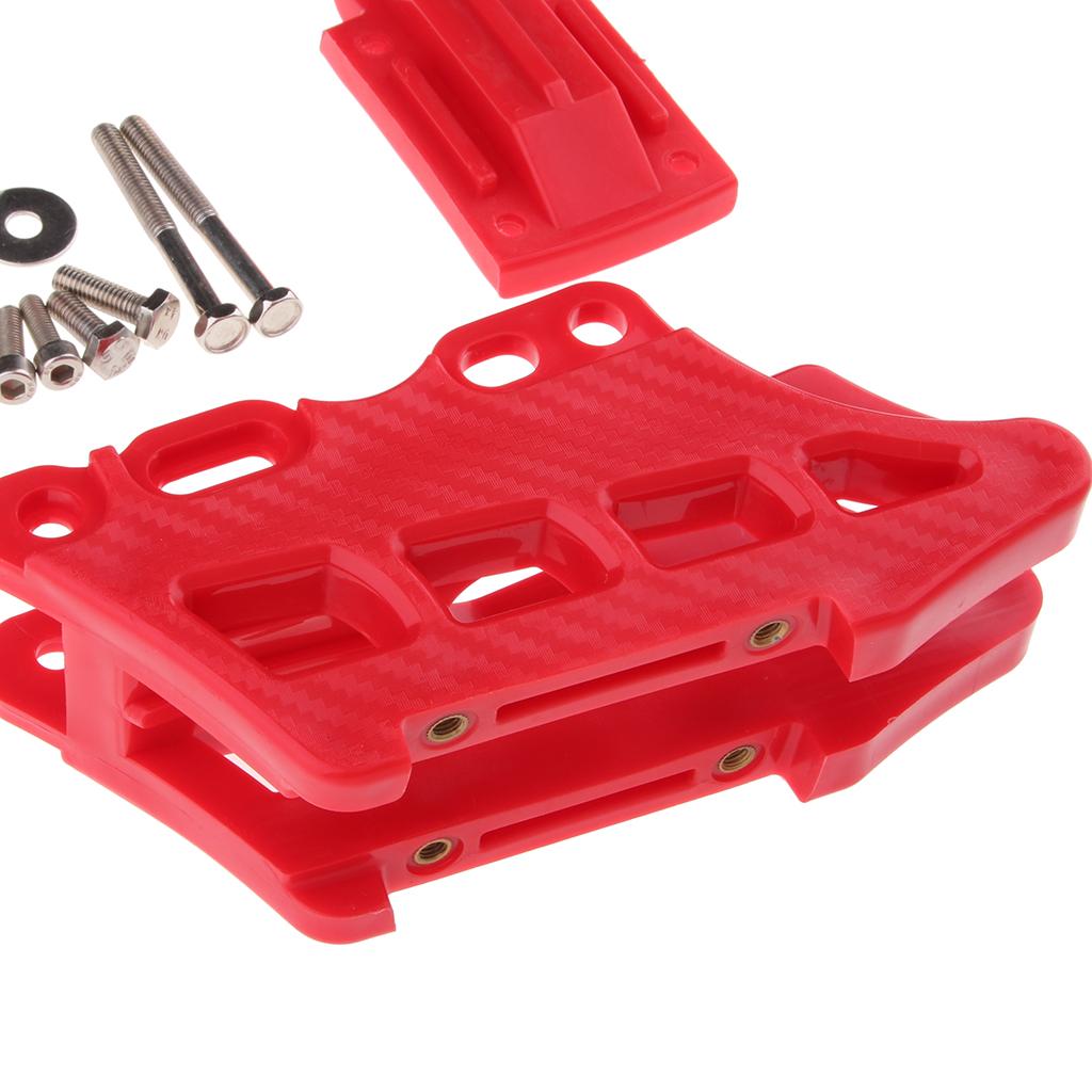 SKAIFALL® Rear Chain Guide/Guard For Crf Klx Kdx Kxf Rm Rmz Drz Yz Yzf Wrf Red - Image 4