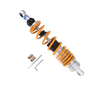 SKAIFALL® Universal Motorcycle Rear Adjust Damping Shock Absorber Orange Ols-340