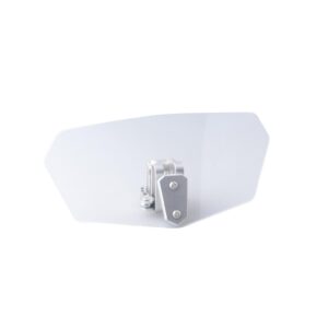 SKAIFALL® Universal Motorcycle Clip On Wind Deflector Windshield Windscreen Grey