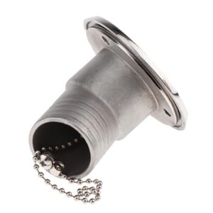 SKAIFALL® Boat Deck Fill/Filler Keyless Cap 1-1/2 (38Mm) 316 Stainless Steel Waste"