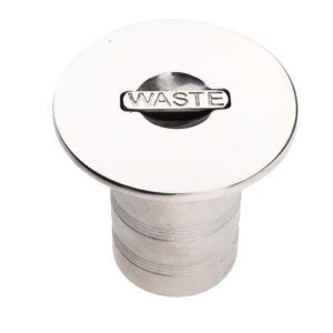 SKAIFALL® Boat Deck Fill/Filler Keyless Cap -2 Inch (50Mm) 316 Stainless Steel Waste