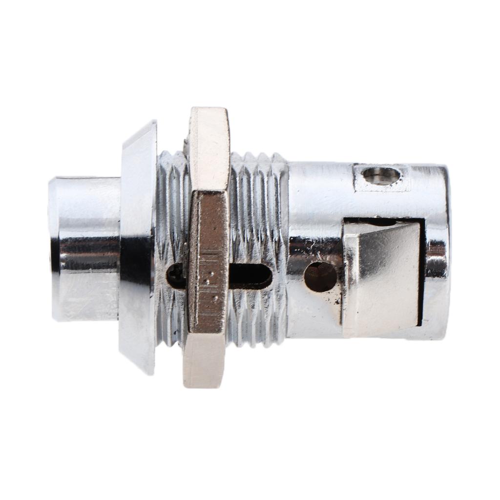 SKAIFALL® Zinc Alloy Tubular Cam Lock With Chrome Finish And Offset Cam With 2 Keys - Image 3