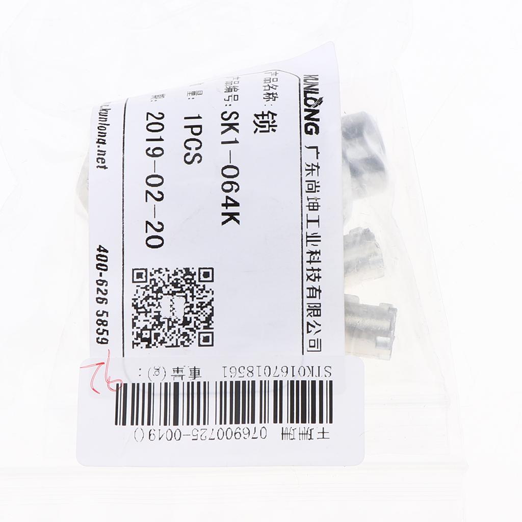 SKAIFALL® Zinc Alloy Tubular Cam Lock With Chrome Finish And Offset Cam With 2 Keys - Image 4